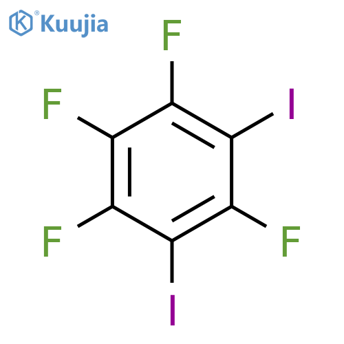 1,2,3,5-tetrafluoro-4,6-diiodobenzene structure