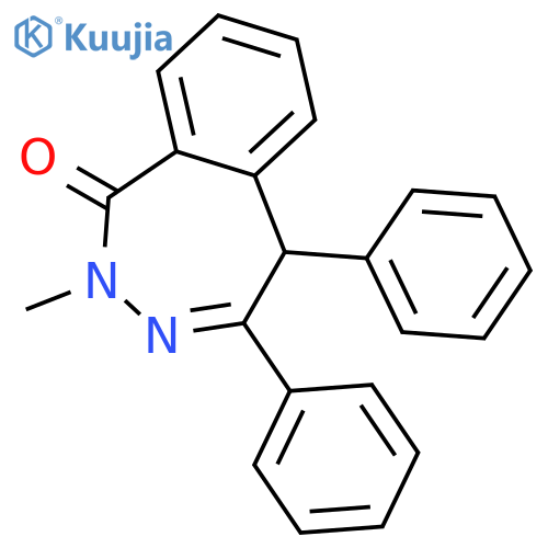 1H-2,3-BENZODIAZEPIN-1-ONE, 2,5-DIHYDRO-2-METHYL-4,5-DIPHENYL- structure