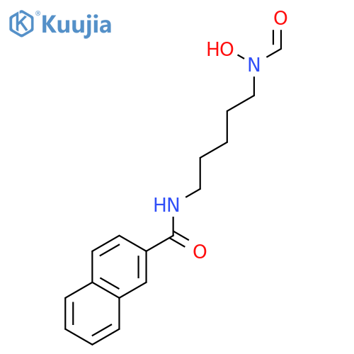 2-Naphthalenecarboxamide, N-[5-(formylhydroxyamino)pentyl]- structure