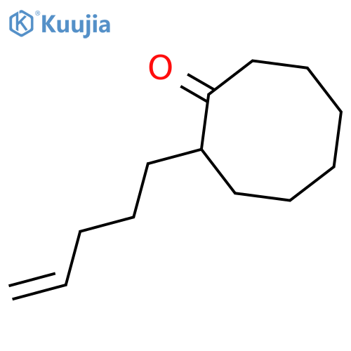 Cyclooctanone, 2-(4-pentenyl)- structure