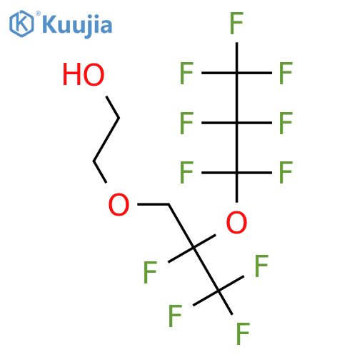Ethanol, 2-[2,3,3,3-tetrafluoro-2-(heptafluoropropoxy)propoxy]- structure