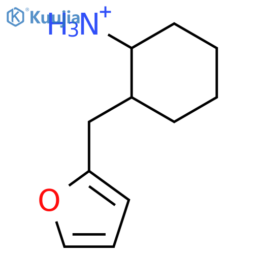 2-(furan-2-ylmethyl)cyclohexan-1-amine structure