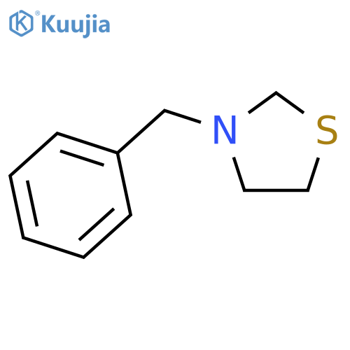 Thiazolidine, 3-(phenylmethyl)- structure