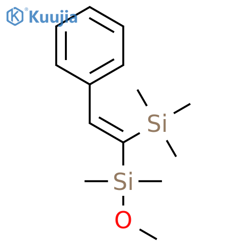 SILANE, METHOXYDIMETHYL[2-PHENYL-1-(TRIMETHYLSILYL)ETHENYL]- structure