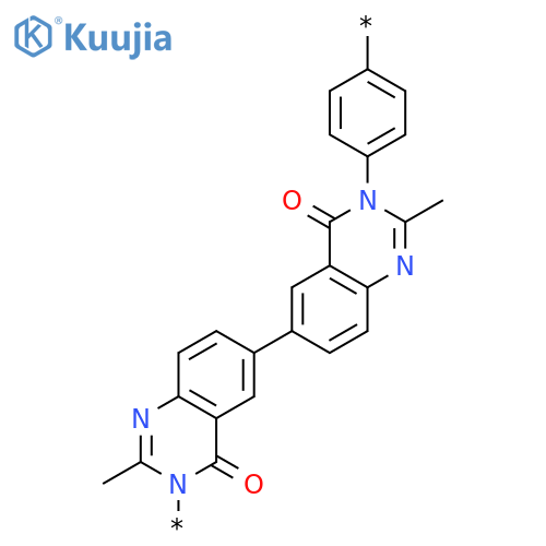 Poly[(2,2'-dimethyl-4,4'-dioxo[6,6'-biquinazoline]-3,3'(4H,4'H)-diyl)-1,4-phenylene] structure