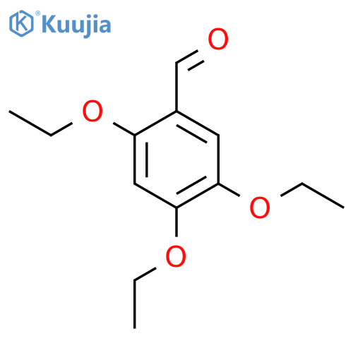 Benzaldehyde,2,4,5-triethoxy- structure