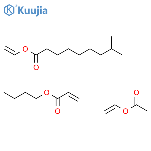 tert-Decanoic acid, ethenyl ester, polymer with butyl 2-propenoate and ethenyl acetate structure