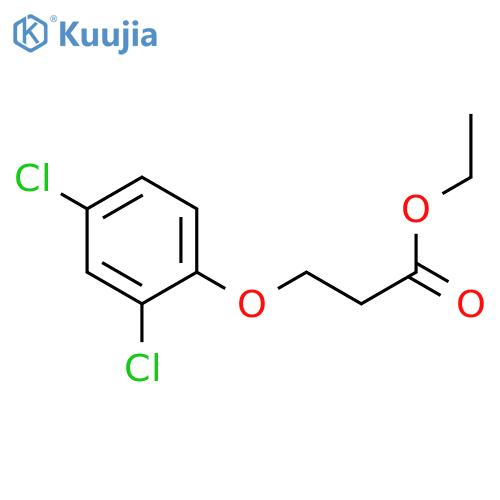 Ethyl 3-(2,4-dichlorophenoxy)propanoate structure