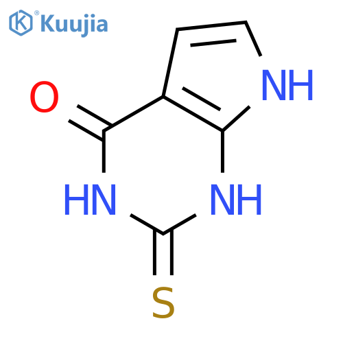 7-Deaza-2-mercapto-hypoxanthine structure