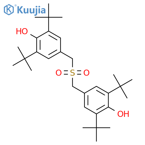 Phenol, 4,4'-[sulfonylbis(methylene)]bis[2,6-bis(1,1-dimethylethyl)- structure