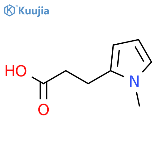 3-(1-methyl-1H-pyrrol-2-yl)propanoic acid structure
