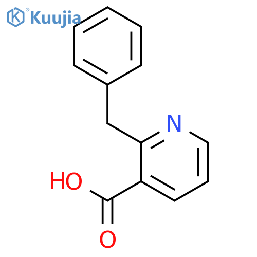 2-benzylpyridine-3-carboxylic acid structure
