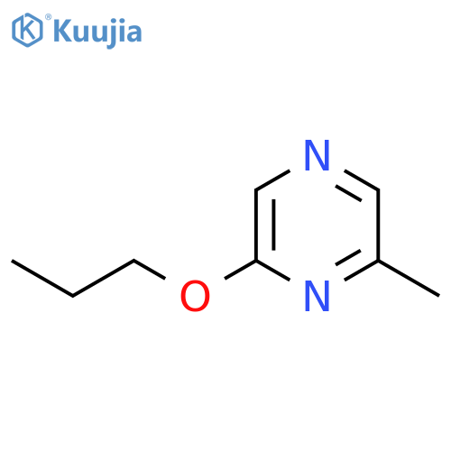 2-Methyl-6-propoxypyrazine structure