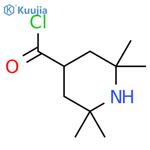 2,2,6,6-tetramethylpiperidine-4-carbonyl chloride structure