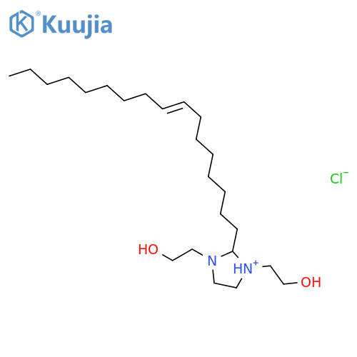 2-(8-heptadecenyl)-4,5-dihydro-1,3-bis(2-hydroxyethyl)-1H-imidazolium chloride structure