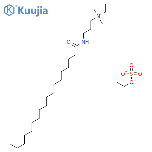 ethyldimethyl[3-[(1-oxooctadecyl)amino]propyl]ammonium ethyl sulphate structure