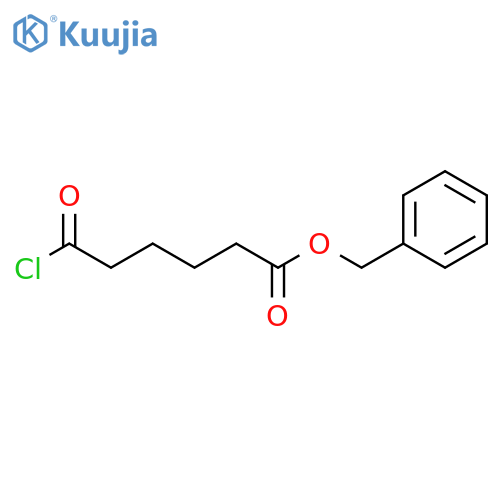 Hexanoic acid, 6-chloro-6-oxo-, phenylmethyl ester structure