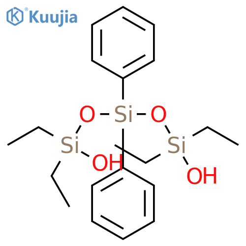 1,5-TRISILOXANEDIOL, 1,1,5,5-TETRAETHYL-3,3-DIPHENYL- structure