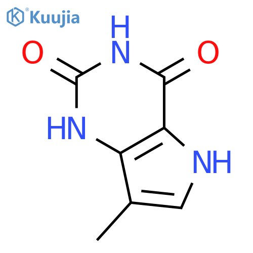 7-methyl-1H-Pyrrolo[3,2-d]pyrimidine-2,4(3H,5H)-dione structure
