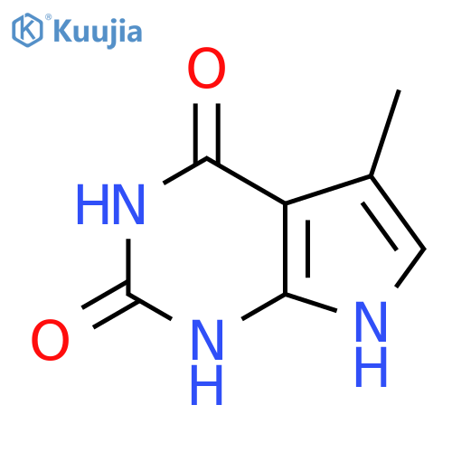 5-methyl-1H-pyrrolo[2,3-d]pyrimidine-2,4(3H,7H)-dione structure