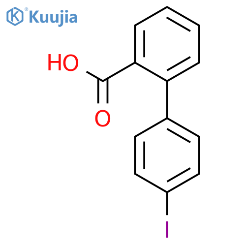 [1,1'-Biphenyl]-2-carboxylic acid, 4'-iodo- structure