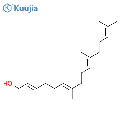 2,6,10,14-HEXADECATETRAEN-1-OL, 7,11,15-TRIMETHYL-, (2E,6E,10E)- structure