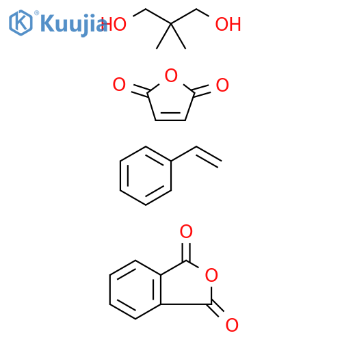 1,3-Isobenzofurandione,polymerwith2,2-dimethyl-1,3-propanediol,ethenylbenzeneand2,5-furandione structure