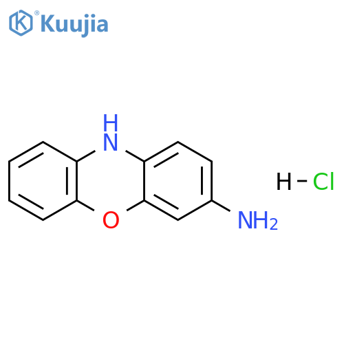 10H-Phenoxazin-3-amine, monohydrochloride structure