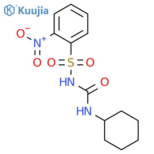 BENZENESULFONAMIDE, N-[(CYCLOHEXYLAMINO)CARBONYL]-2-NITRO- structure