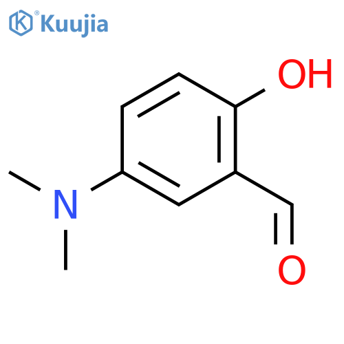 Benzaldehyde, 5-(dimethylamino)-2-hydroxy- structure