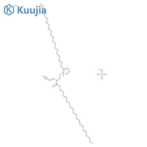 1-[2-[(2-cyanoethyl)(1-oxodocosyl)amino]ethyl]-2-henicosyl-4,5-dihydro-1-methyl-1H-imidazolium methyl sulphate structure