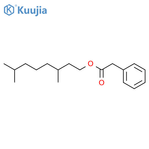 3,7-dimethyloctyl phenylacetate structure