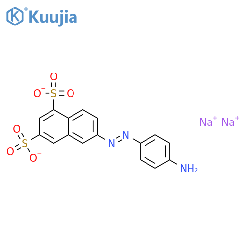 disodium 6-[(4-aminophenyl)azo]naphthalene-1,3-disulphonate structure