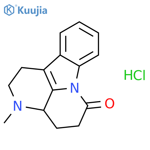 1,2,3,3a,4,5-hexahydro-3-methyl-6h-indolo(3,2,1-de)(1,5)naphthyridin-6-one, Hydrochloride structure