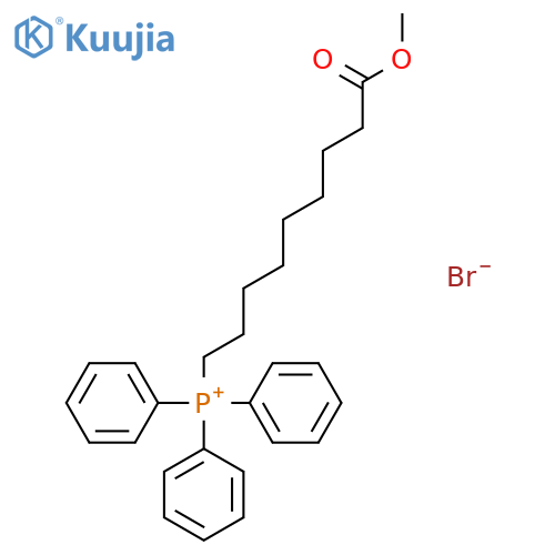 Phosphonium, (9-methoxy-9-oxononyl)triphenyl-, bromide structure