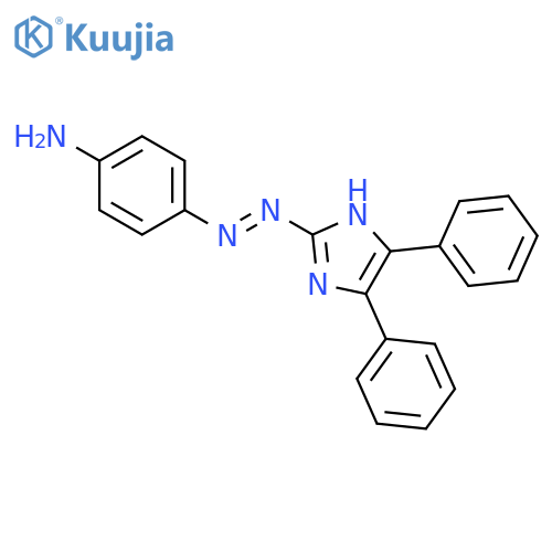 4-[2-(4,5-Diphenyl-2H-imidazol-2-ylidene)hydrazinyl]aniline structure