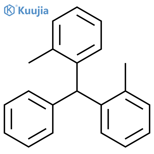 Benzene,1,1'-(phenylmethylene)bis[methyl- structure