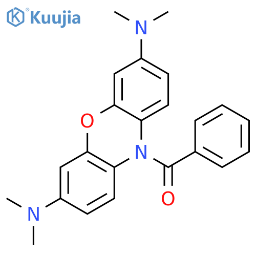[3,7-Bis(dimethylamino)-10H-phenoxazin-10-yl](phenyl)methanone structure
