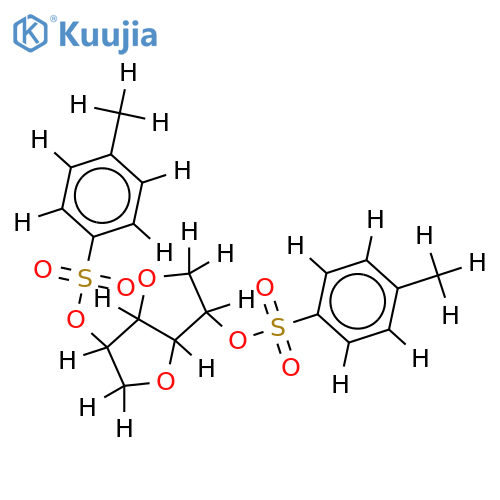 2, 5-Ditosyl-1, 4:3, 6-Dianhydromannitol, 9CI, 8CI structure
