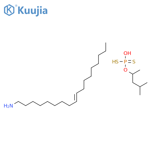 1,3-dimethylbutyl hydrogen phosphorodithioate, compound with (Z)-9-octadecen-1-amine (1:1) structure