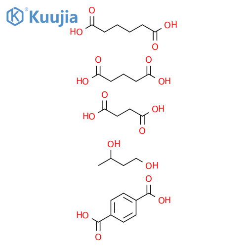 1,4-Benzenedicarboxylicacid,polymerwithbutanedioicacid,1,3-butanediol,hexanedioicacidandpentanedioicacid structure