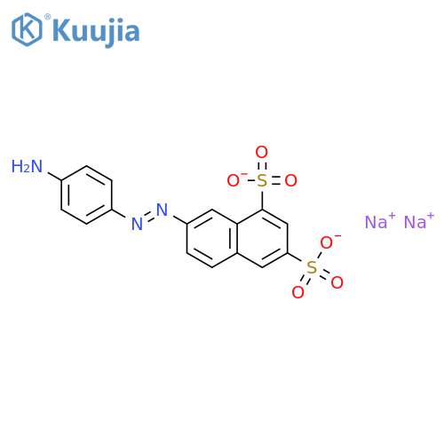 disodium 7-[(4-aminophenyl)azo]naphthalene-1,3-disulphonate structure