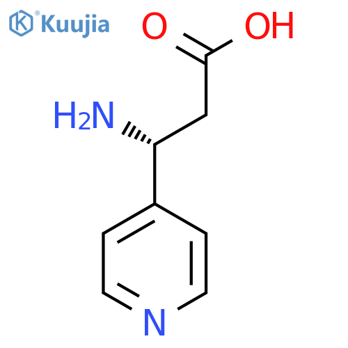 (R)-3-Amino-3-(pyridin-4-yl)propanoic acid structure