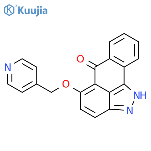 ANTHRA[1,9-CD]PYRAZOL-6(2H)-ONE, 5-(4-PYRIDINYLMETHOXY)- structure