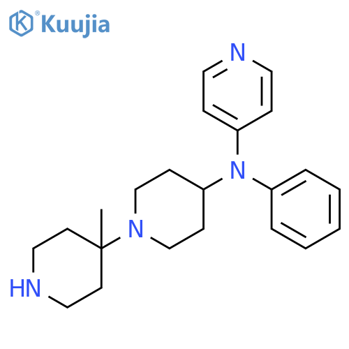 4-Pyridinamine, N-(4'-methyl[1,4'-bipiperidin]-4-yl)-N-phenyl- structure