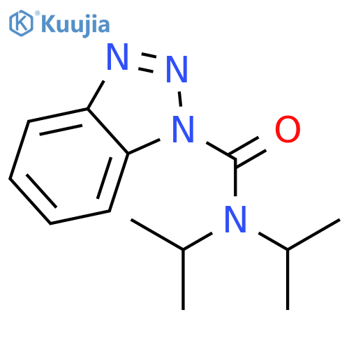 1H-Benzotriazole-1-carboxamide, N,N-bis(1-methylethyl)- structure