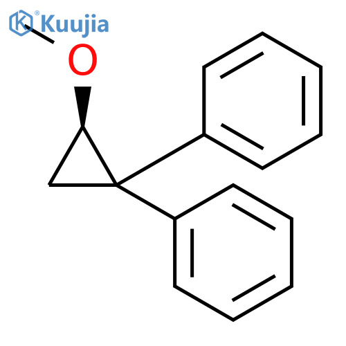 Benzene, 1,1'-[(2R)-methoxycyclopropylidene]bis- structure