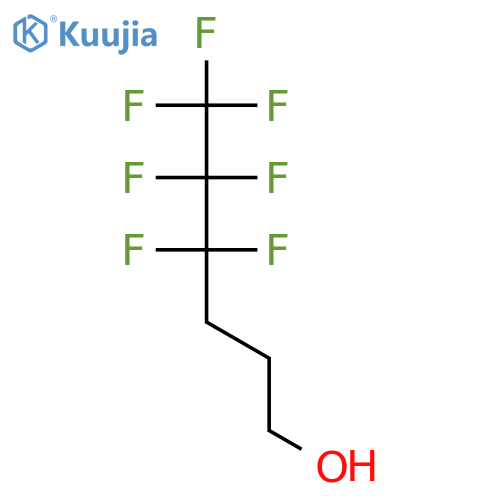 4,4,5,5,6,6,6-Heptafluorohexan-1-ol structure