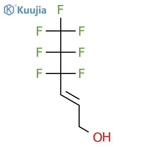 4,4,5,5,6,6,6-Heptafluorohex-2-en-1-ol structure