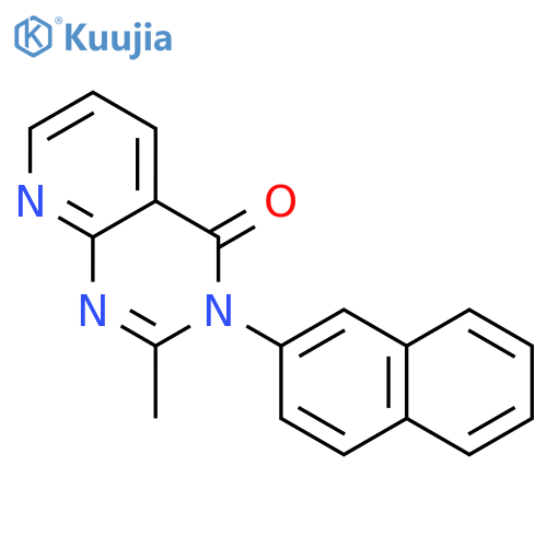 Pyrido[2,3-d]pyrimidin-4(3H)-one, 2-methyl-3-(2-naphthalenyl)- structure